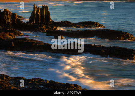 Cathedral Rock au lever de Kiama Downs Australie Nouvelle Galles du Sud Banque D'Images