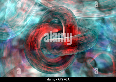 Nœud de trèfle Banque D'Images