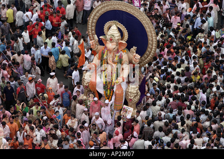 AAD72363 Inde Maharashtra Mumbai festival Ganesh Banque D'Images