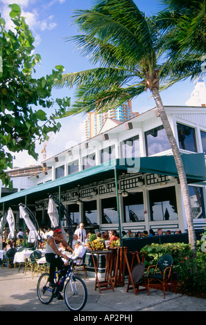 Restaurant Smith & Wollensky, South Beach, Miami, Floride, USA Banque D'Images