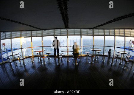 Ferry transmanche deux passagers intérieur la fierté de Rotterdam Rotterdam hull ship bateau transport expédition Banque D'Images