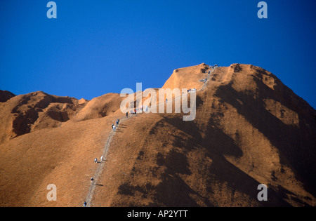 L'Ayers Rock. Les TERRITOIRES DU NORD. L'Australie. Banque D'Images