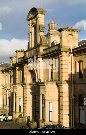 dh Salt Old Mill buildings SALTAIRE WEST YORKSHIRE UK Titus Sels 19e siècle unesco bâtiment usines victoriennes angleterre patrimoine mondial usine Banque D'Images