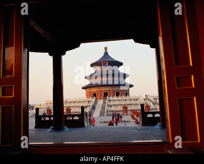 Qinan Hall, Temple du Ciel, Beijing, Chine. Banque D'Images