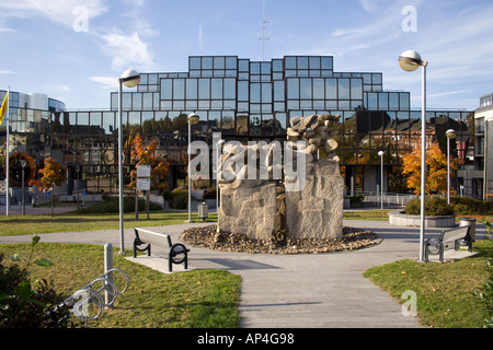 La Cour de Justice de la ville d'Arlon dans le sud de la Belgique Banque D'Images