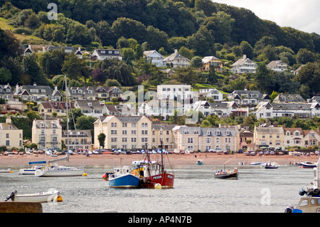 Une vue vers l'estuaire de la Teign Shaldon, Devon UK. Banque D'Images