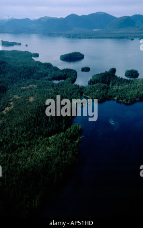 Amérique du Nord, Etats-Unis, Alaska, Ketchikan. Au cours des excursions aériennes de Misty Fjords National Monument. Banque D'Images