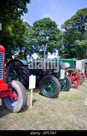 L'affichage du tracteur Vintage Royal Norfolk Show UK Banque D'Images