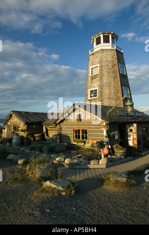 USA, Alaska, péninsule de Kenai, HOMER : Homer Spit / Salty Dawg Saloon Banque D'Images