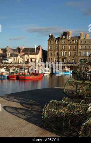 Kirkwall Orkney Harbour sur l'Écosse continentale Banque D'Images