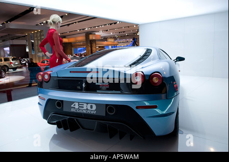 Ferrari 430 Scuderia au 2008 North American International Auto Show de Detroit Michigan USA Banque D'Images