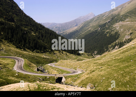 Transfagarasan road, l'une des plus hautes routes d'Europe, les montagnes de Fagaras, Roumanie Banque D'Images