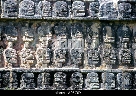 Musée anthropologique Reliefs Mexique Banque D'Images