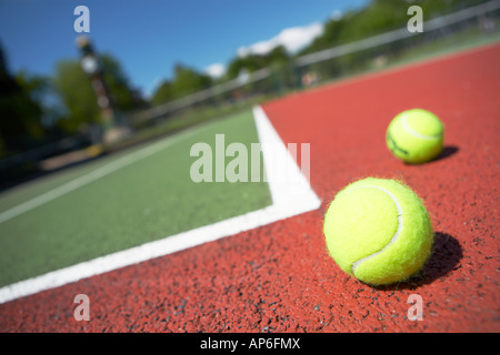 Courts de tennis au parc Victoria à Dorchester Town Dorset County England UK Banque D'Images