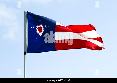 Drapeau de l'État de Pennsylvanie Banque D'Images