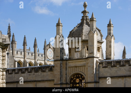 Cadran solaire dans le Quadrilatère de l'All Souls College Oxford University Oxford Banque D'Images