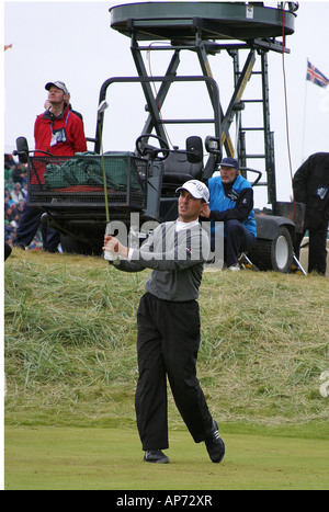 Mike Weir, golfeur professionnel canadien. Carnoustie, 2007 British Open Golf Championship Banque D'Images