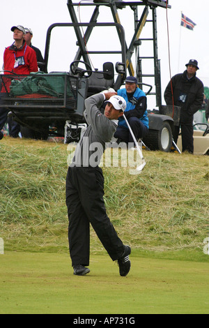 Mike Weir, golfeur professionnel canadien. Carnoustie, 2007 British Open Golf Championship Banque D'Images