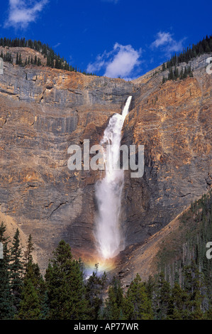 Les chutes Takakkaw plus hauts au Canada Le parc national Yoho, Colombie-Britannique Canada Banque D'Images