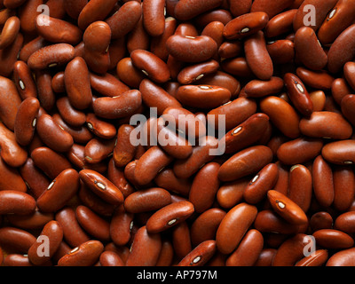 Des haricots rouges closeup Banque D'Images