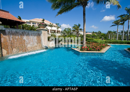 Hôtel Marriott Resort sur l'île de Hainan dans le sud de la Chine Banque D'Images