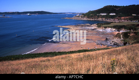 À l'échelle du Nord Crownhill Bay et la baie de Fort Bovisand Bovisand à près de Plymouth, dans le sud du Devon Banque D'Images