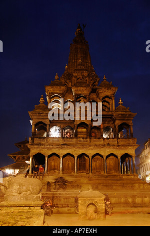 Le temple de Krishna, Patan Durbar Square, au Népal Banque D'Images