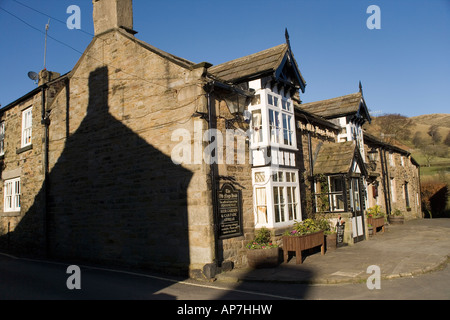 L'ancien Nags Head Pub à Edale le début de la Pennine Way, Derbyshire, Angleterre Banque D'Images