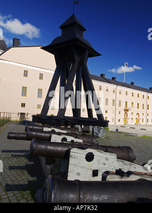Uppsala, château, musée d'art en bois, horloge, réveil Gunilla Banque D'Images