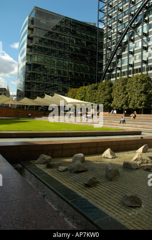 Exchange Square derrière la gare de Liverpool Street London UK Banque D'Images