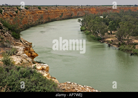 Big Bend Lookout, Murray River, Australie du Sud, Australie Banque D'Images