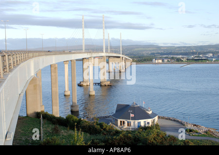 Pont Kessock le Moray Firth entre Inverness et la Black Isle. XPL 3522-343 Banque D'Images