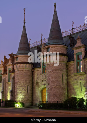 Canada Québec Québec Manège militaire l'Armory au crépuscule Banque D'Images