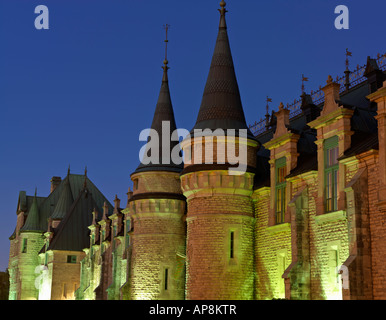 Canada Québec Québec Manège militaire l'Armory au crépuscule Banque D'Images