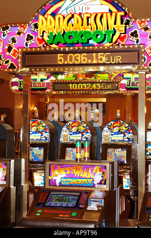 Machines à sous du casino de Torrequebrada Benalmadena malaga costa del sol andalousie espagne Banque D'Images