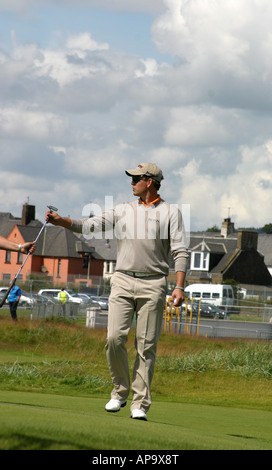 Golfeur suédois Henrik Stenson à Carnoustie au cours de la British Open Golf Championship 2007 Banque D'Images