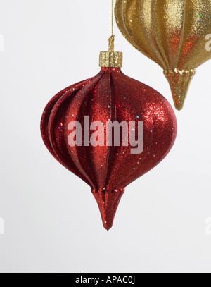 Noël décorations babiole Banque D'Images