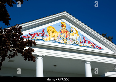 Palais de justice du comté de Charlotte St Andrews Nouveau-Brunswick bâtiment historique construit en 1839 dans le style néo-classique Banque D'Images