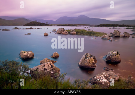 Rannoch Moor, Glencoe, région des Highlands, Ecosse, Royaume-Uni Banque D'Images
