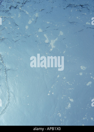 Surface de la mer prises du fond marin Banque D'Images