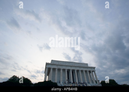 Le Lincoln Memorial Washington DC USA Banque D'Images