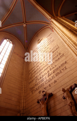 L'intérieur d'Assomption de la Bienheureuse Vierge Marie Cathédrale Zagreb Croatie Banque D'Images