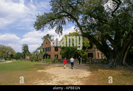 Une vue des jardins Middleton Place une grande plantation dans le quartier historique de Charleston Banque D'Images