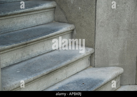 Détail des marches de pierre Banque D'Images