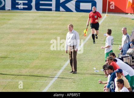 L'équipe de football irlandais malheureux manager Stephen Staunton Banque D'Images