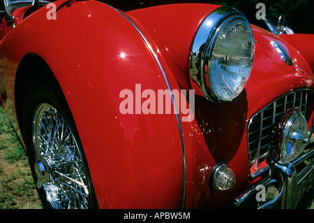 Triumph TR3 Voiture britannique classiques antiques Banque D'Images