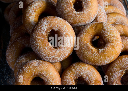 Donuts sucre Marché Namdaemun Seol Corée du Sud Banque D'Images