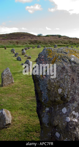 Cercles de pierres Beaghmore, Cookstown, comté de Tyrone, N. Irlande Banque D'Images