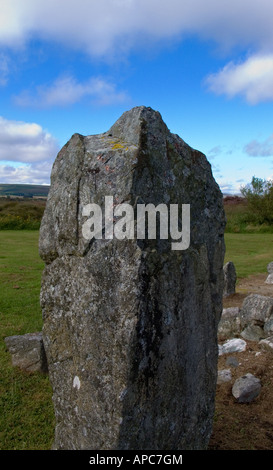 Cercles de pierres Beaghmore, Cookstown, comté de Tyrone, N. Irlande Banque D'Images