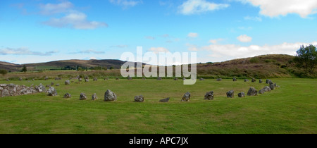 Cercles de pierres Beaghmore, Cookstown, comté de Tyrone, N. Irlande Banque D'Images